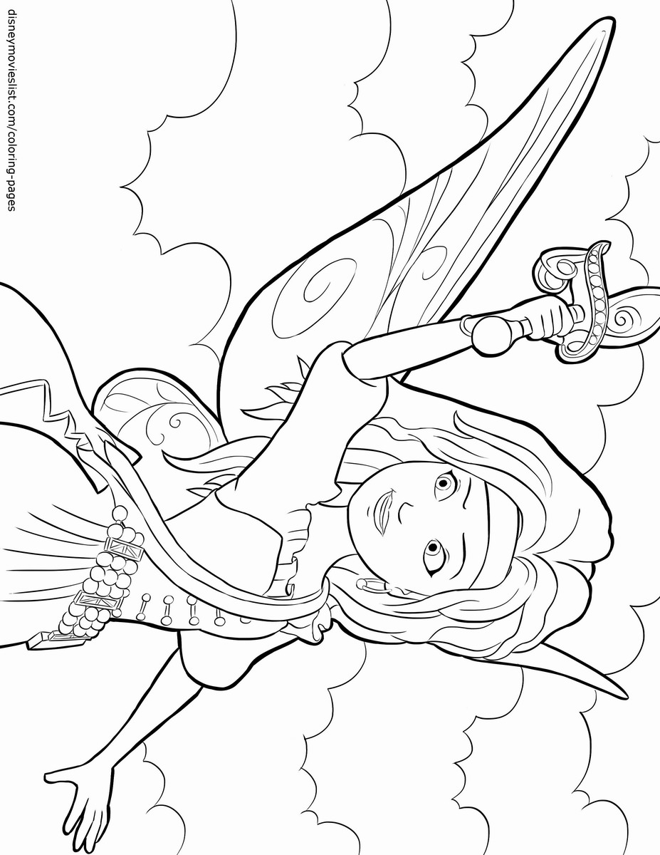 sabrina pirate fairy coloring pages - photo #42