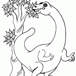 דינוזאור אוהב לאכול עלים