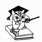 דף צביעה ינשוף 9