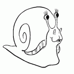 דף צביעה שבלול 6