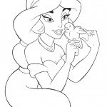 דף צביעה הנסיכה יסמין מחזיקה ביאגו דף צביעה הנסיכה יסמין מחזיקה ביאגו