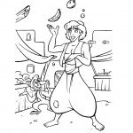 דף צביעה הקוף אבו צופה באלאדין דף צביעה הקוף אבו צופה באלאדין