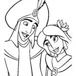 דף צביעה אלאדין והנסיכה יסמין דף צביעה אלאדין והנסיכה יסמין