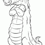 דף צביעה תנין כועס