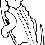 דף צביעה תנין 5