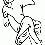 דף צביעה תנין קטן