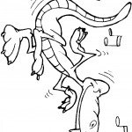 דף צביעה תנין מזמר