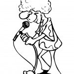 דף צביעה זמר 2