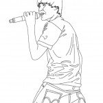 דף צביעה ג'סטין ביבר 3