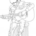 דף צביעה ג'סטין ביבר 1