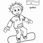 דף צביעה ילד מאיסלנד