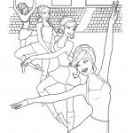 דף צביעה שיעור בלט