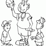 דף צביעה מאמן כדורסל 3