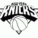 דף צביעה סמל קבוצת הניו יורק ניקס