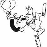 דף צביעה שחקן כדורסל 14