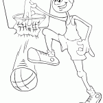 דף צביעה שחקן כדורסל 11