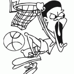 דף צביעה שחקן כדורסל 10