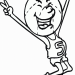 דף צביעה ראש כדורסל