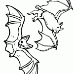 דף צביעה עטלף 8