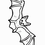 דף צביעה עטלף 12