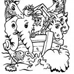 דף צביעה תיבת נוח 3