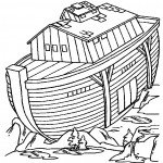 דף צביעה תיבת נוח 1