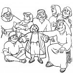 דף צביעה יוסף וכתונת הפסים