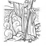 דף צביעה קריעת ים סוף