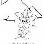 דף צביעה היום השלישי לבריאה