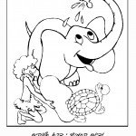 דף צביעה היום החמישי לבריאה