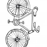 דף צביעה אופניים 2