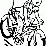 רוכב במירוץ אופניים