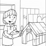 דף צביעה אני מגישה אוכל לכלב דף צביעה אני מגישה אוכל לכלב