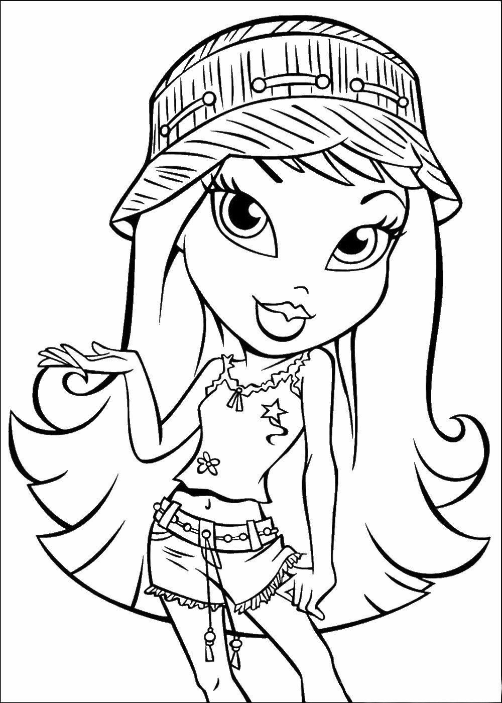 coloring pages djevojke ez