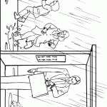 תחנת אוטובוס ביום גשום