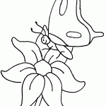 דף צביעה פרפר 31