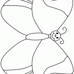 דף צביעה פרפר 29