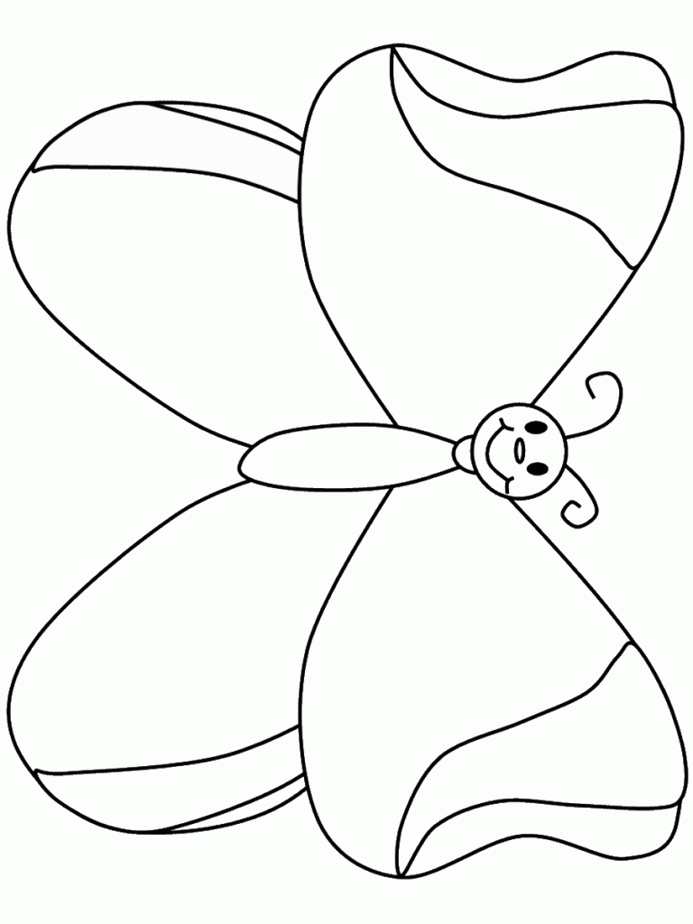 דף צביעה פרפר 29