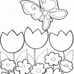 דף צביעה פרפר 7