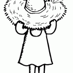 דף צביעה פרפר 34