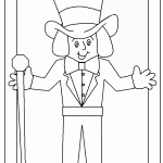 דף צביעה צ'רלי בממלכת השוקולד 2