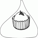 דף צביעה מאפין שוקולד 1