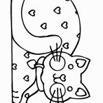 דף צביעה חתולים 1