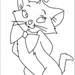 דף צביעה חתול גאה