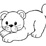 דף צביעה חתול 1