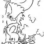 דף צביעה תרנגול ואפרוחים מלקטים