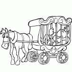 קוף בדרכו להופעה בקרקס