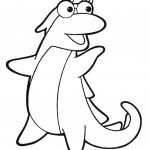 דף צביעה איסה האיגואנה