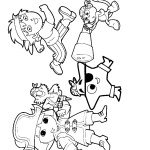 דף צביעה דורה החוקרת וחבריה