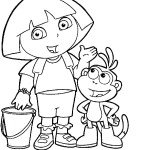 דף צביעה דורה, בוטס ודלי הכוכבים